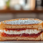 Fried Strawberry Cheesecake Sandwiches - Delicious and Sweet