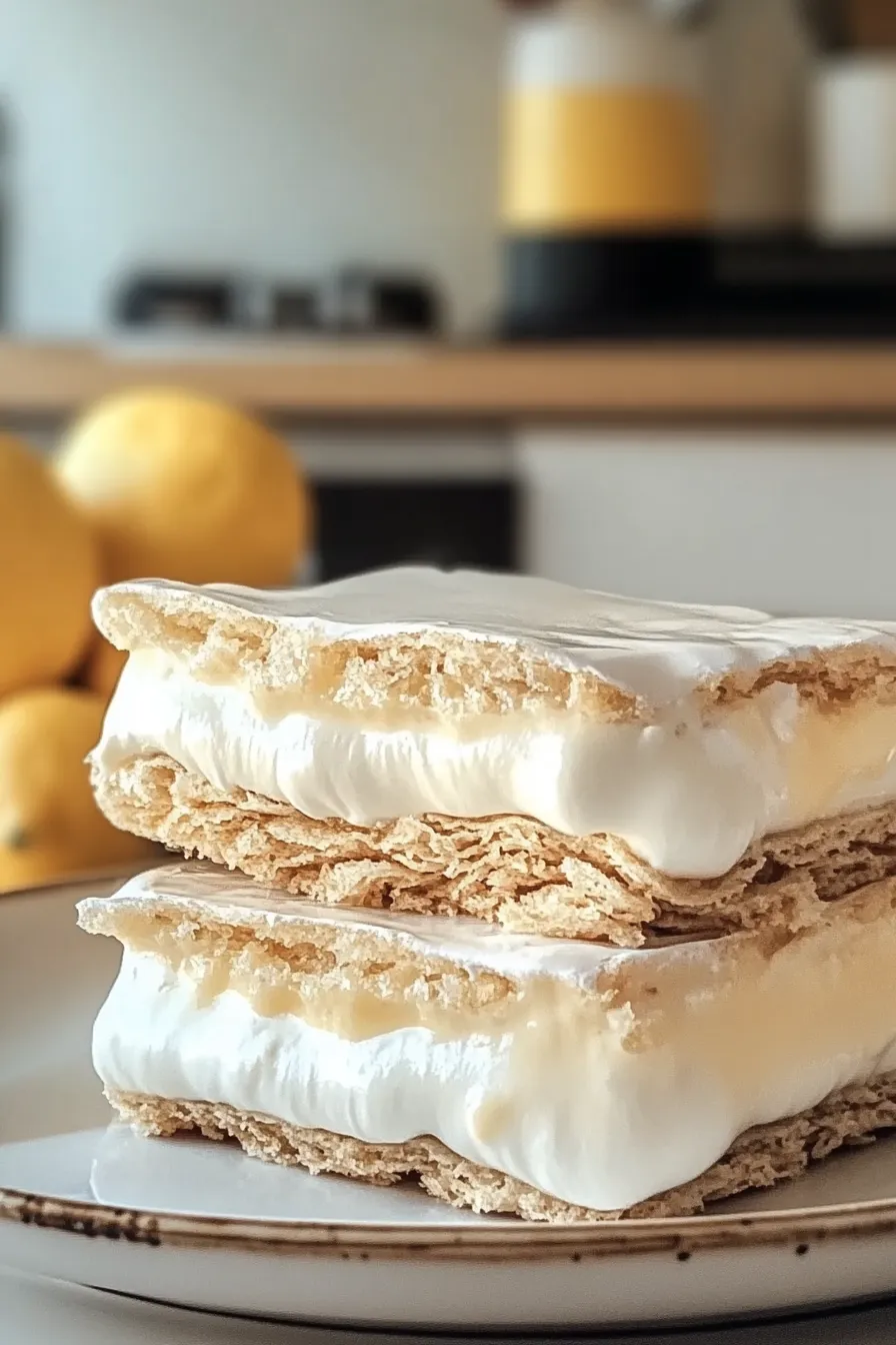 Frozen Lemon S’mores on a Summer Day