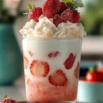 Fruit Irish Cream Soda in a Glass - Refreshing Summer Drink