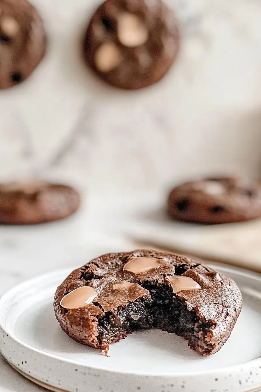 Fudgy Chewy Brookies Fresh Out of the Oven