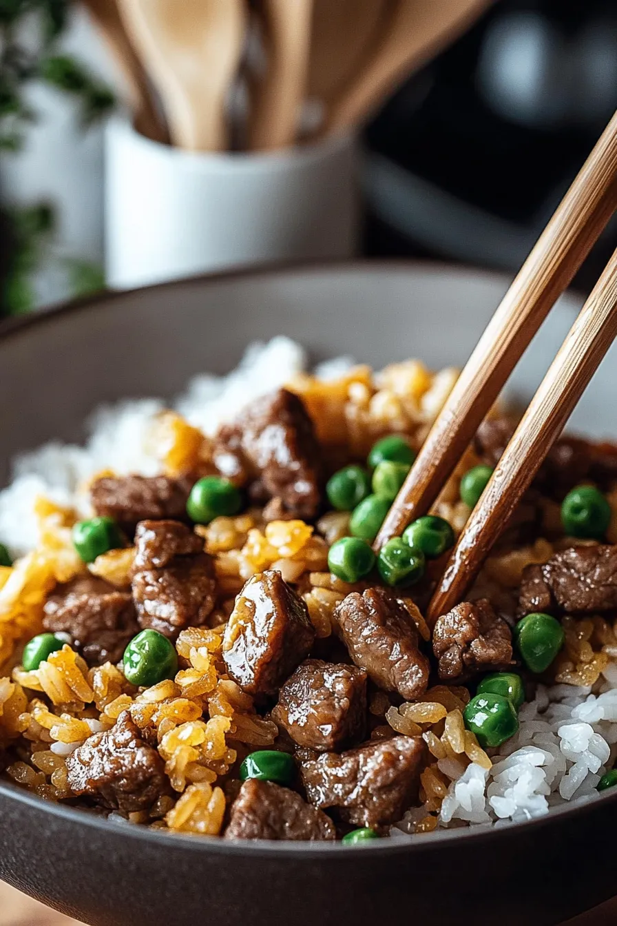 Garlic Butter Steak Fried Rice