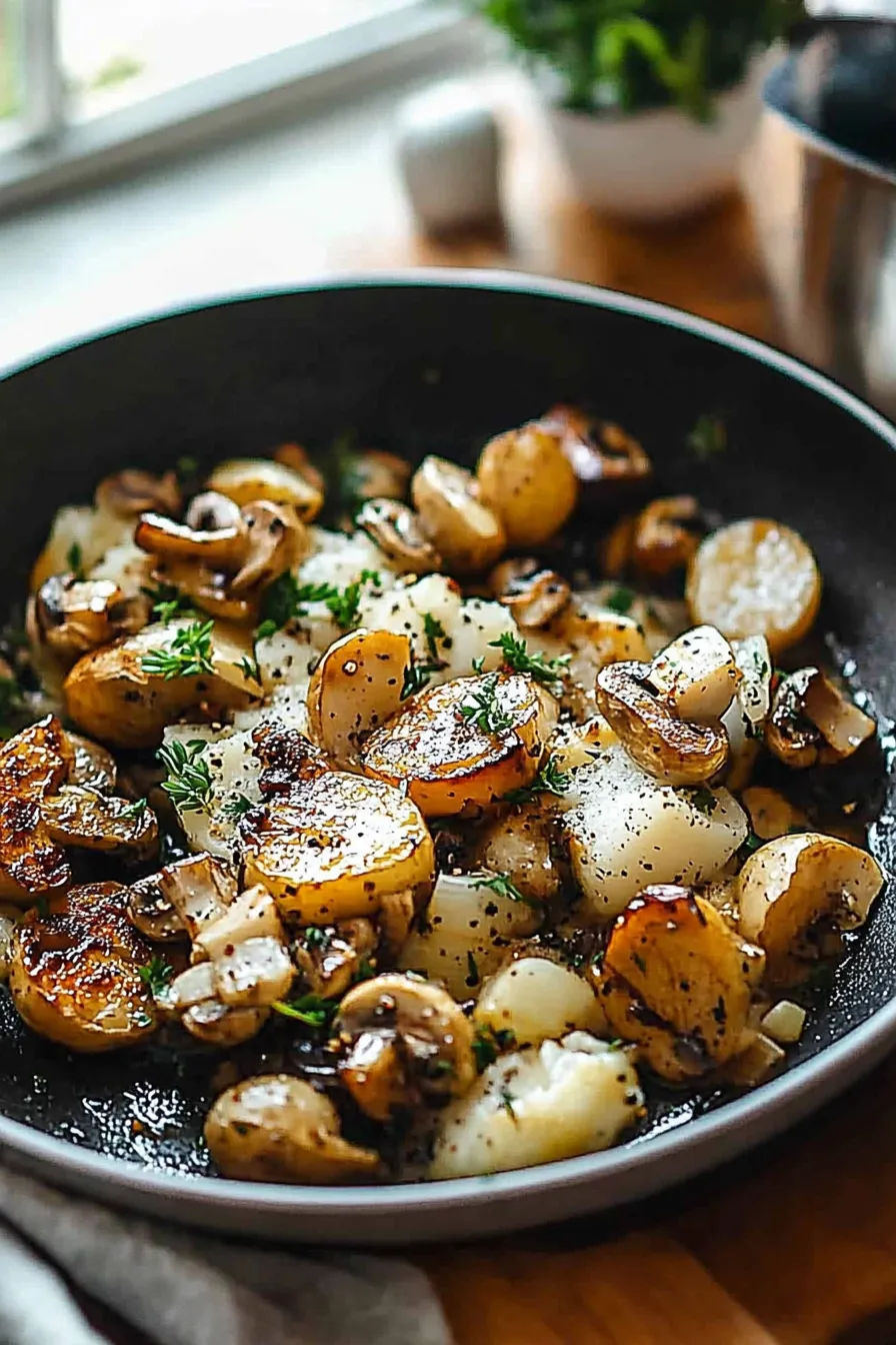 Garlic Cauliflower Mushroom Skillet: Quick & Delicious Dish