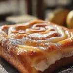 Heavenly Cinnamon Swirl Donut Loaf Freshly Baked