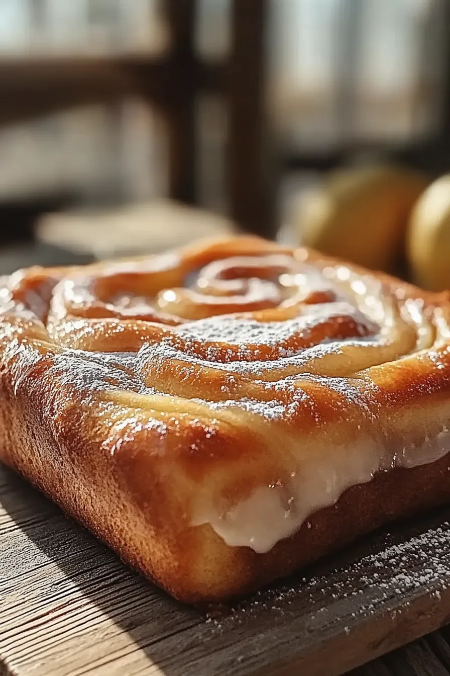 Heavenly Cinnamon Swirl Donut Loaf Freshly Baked