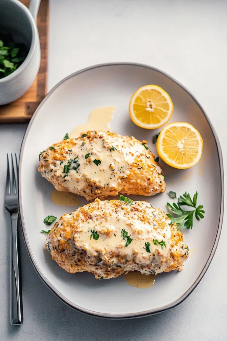 Delicious Italian Dressing Chicken on Plate