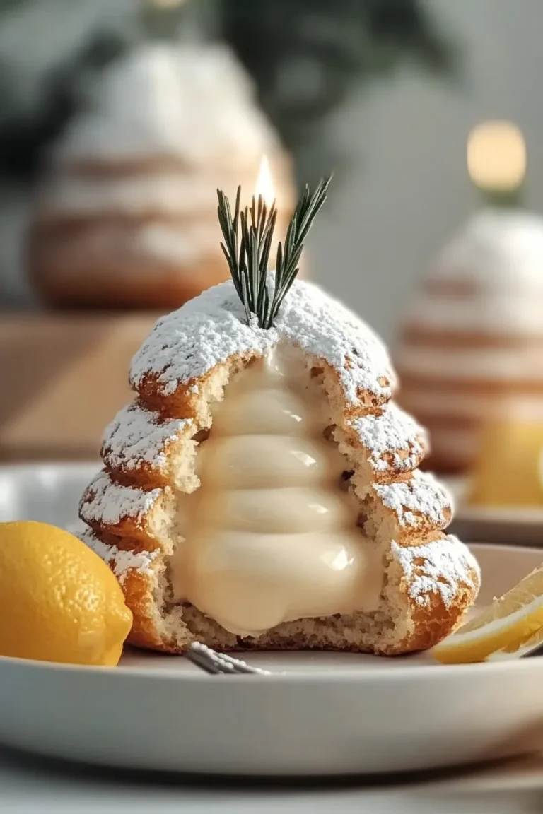 Lemon Cream Puffs Freshly Baked