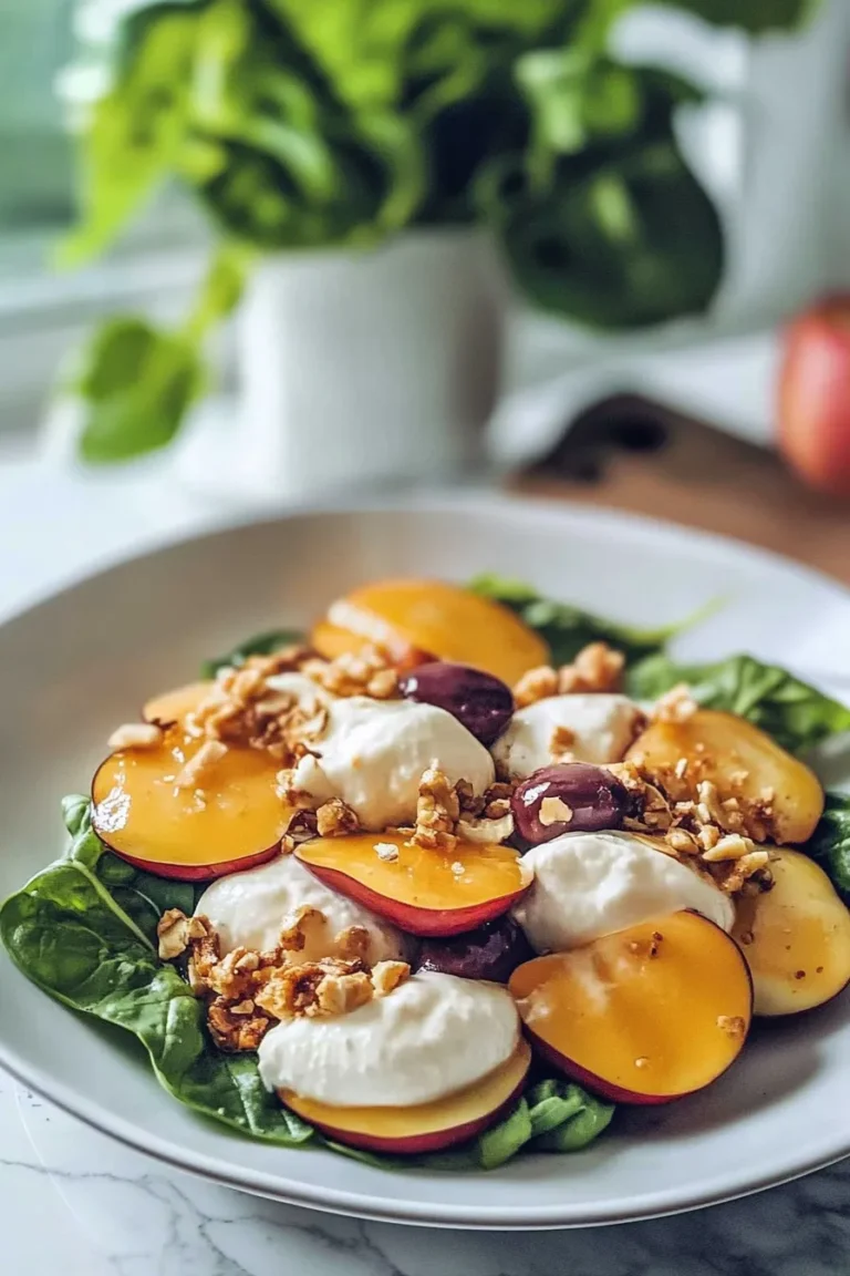 Millionaire Peach Salad - A Refreshing Delight
