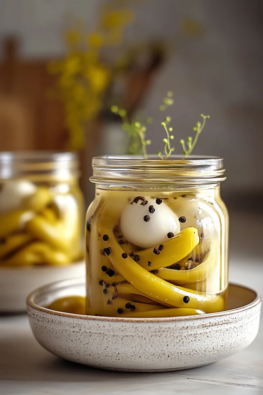 Pickled Banana Peppers – Zesty Homemade Snack