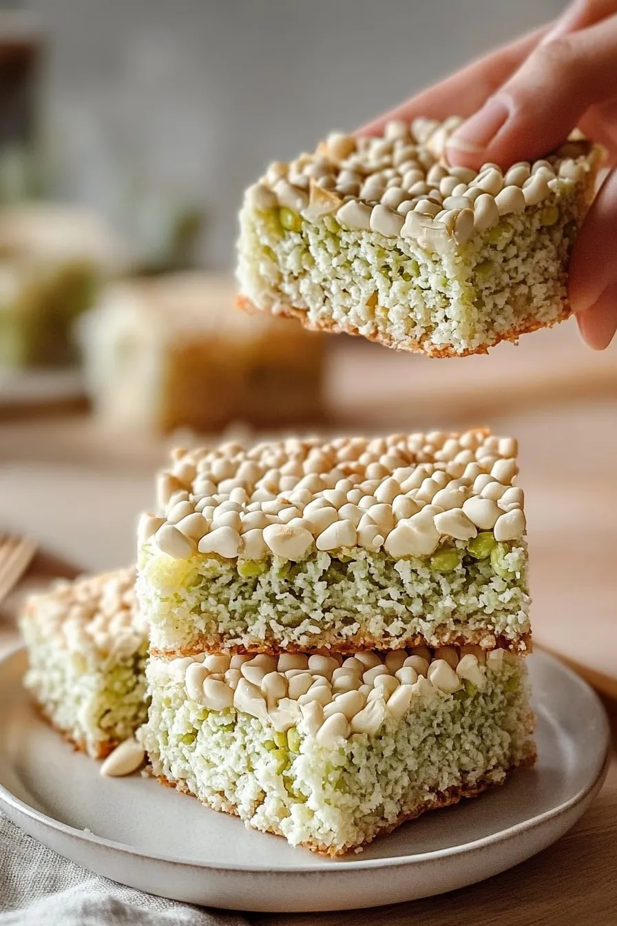 Pistachio Rice Krispie Treats