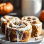 Delicious Pumpkin Cinnamon Roll Muffins Freshly Baked