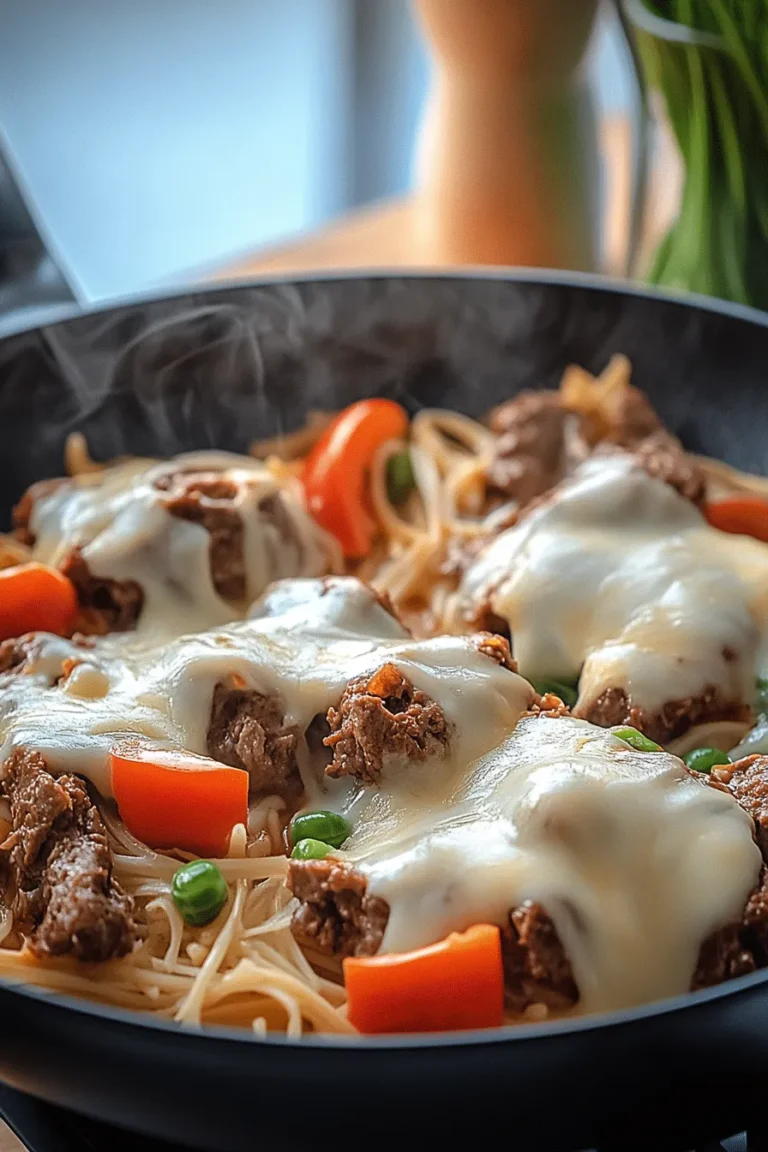 Queso Steak Fajita Skillet: Delicious and Cheesy