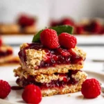 Raspberry Jam Bars Freshly Baked and Ready to Enjoy