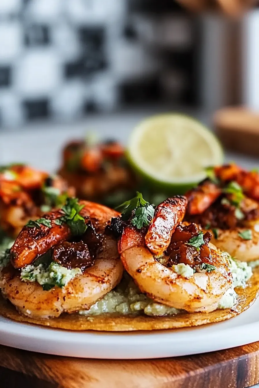 Shrimp Tostadas Summer: