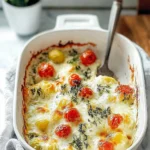 Simple Baked Zucchini and Cheese Fresh from the Oven