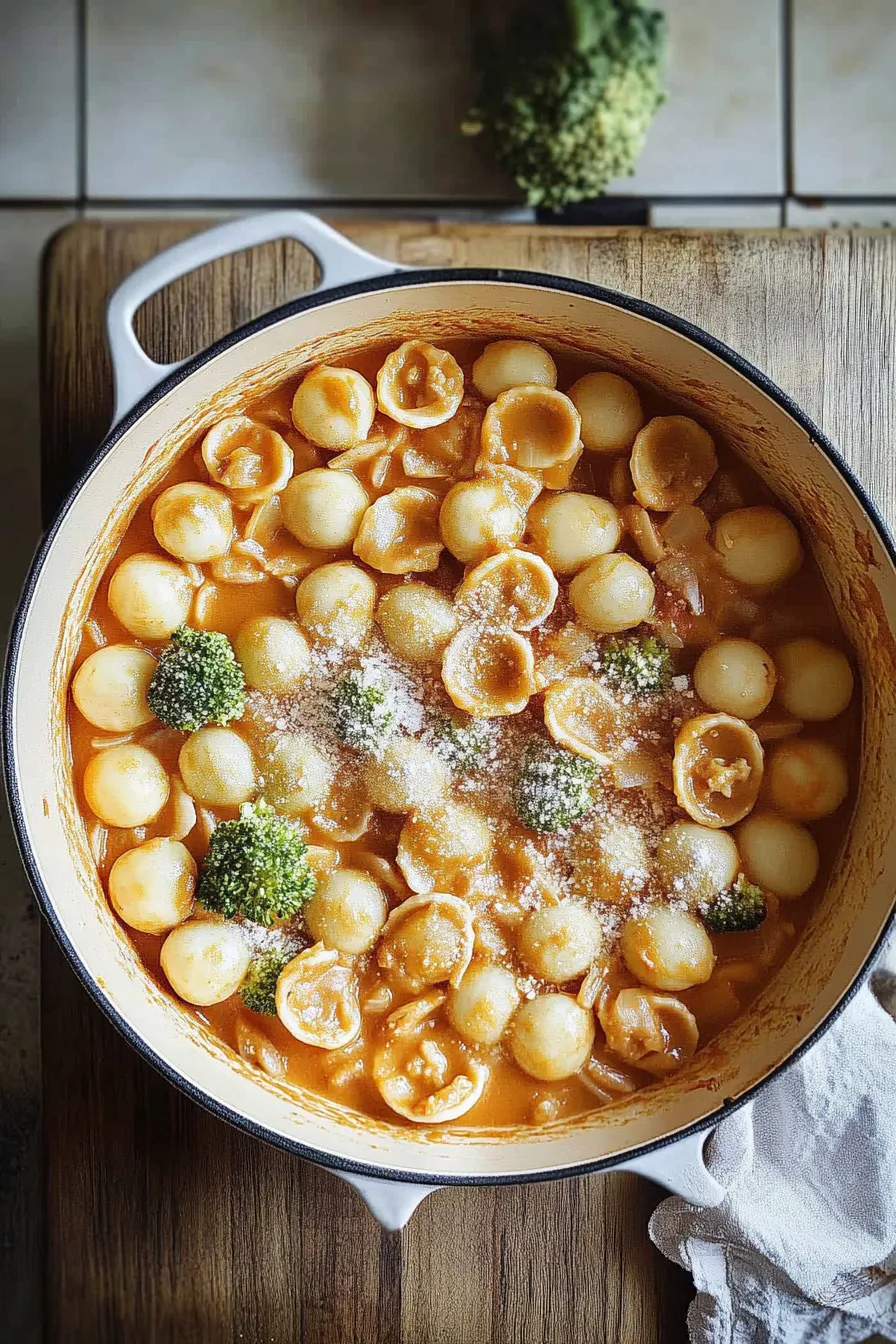Spicy Bacon Broccoli Orecchiette