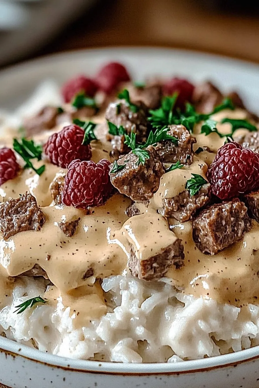 Steak Queso Rice