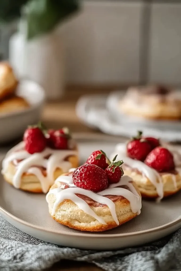 Delicious Strawberry Cream Cheese Danish