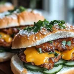 Sweet & Tangy Honey Mustard Chicken Sliders