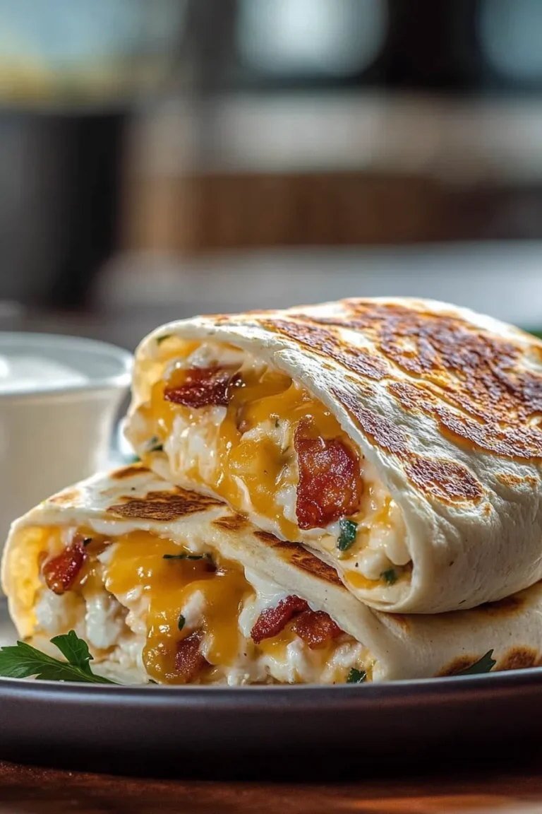 Tasty Bacon Ranch Chicken Wraps Ready to Enjoy!