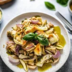 Delicious White Bean Pesto Salad with Grilled Chicken