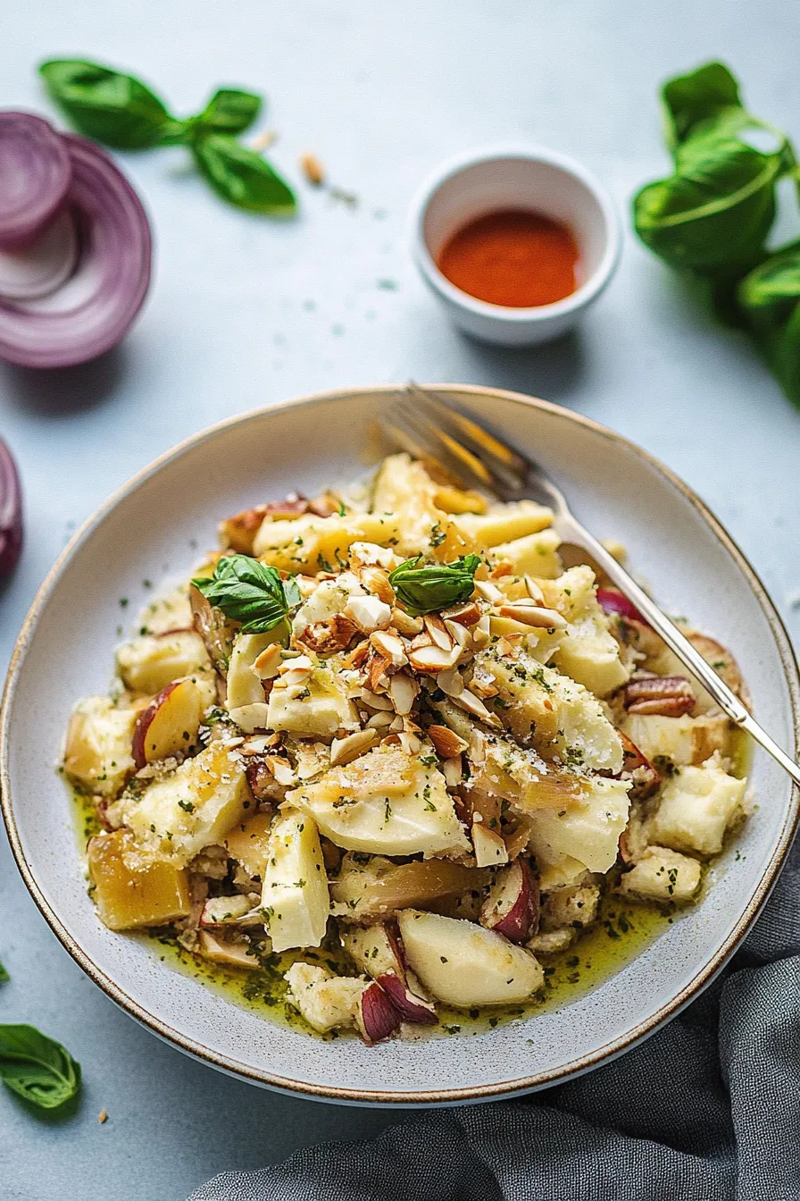 White Bean Pesto Salad with Grilled Chicken