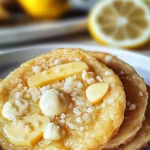 Lemon White Chocolate Cookies Freshly Baked
