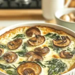 Spinach and Mushroom Frittata Freshly Baked