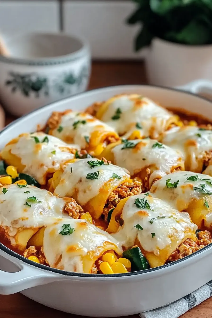 Zucchini Enchiladas: A Fresh and Healthy Dinner