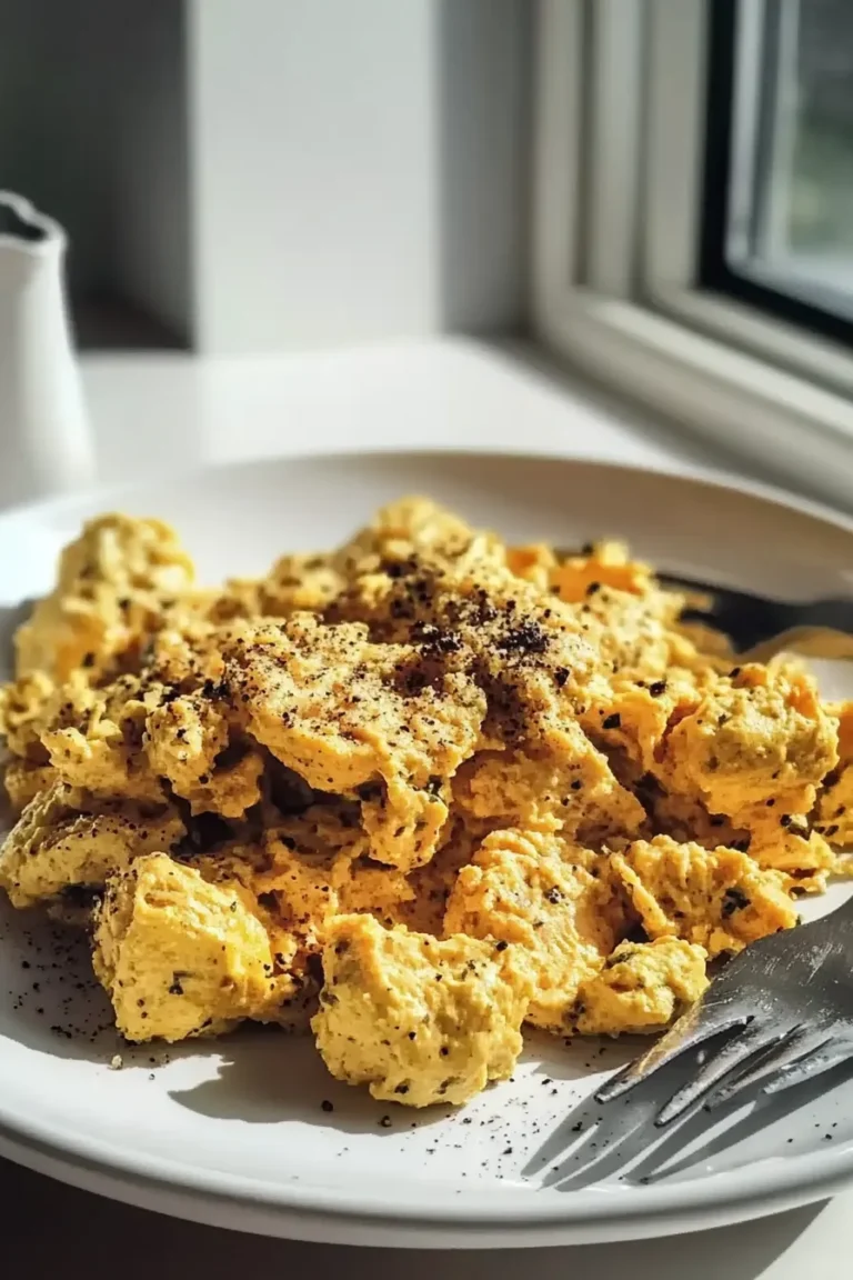 Delicious 20-Minute Tofu Scramble That Tastes Like Eggs