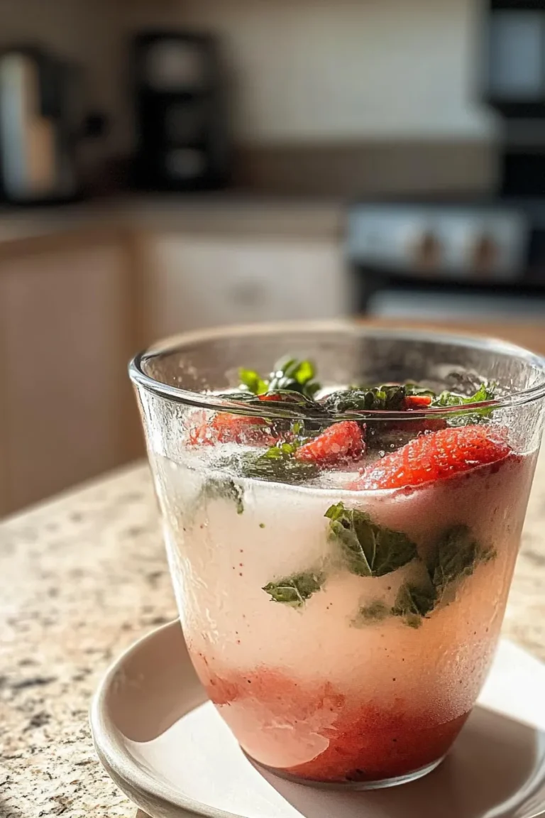 Refreshing 5-Ingredient Strawberry Basil Lemonade