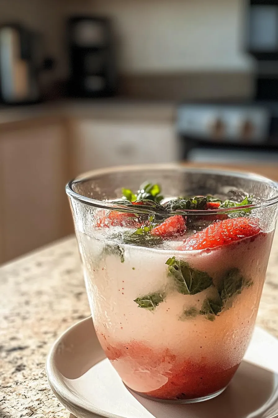 Refreshing 5-Ingredient Strawberry Basil Lemonade