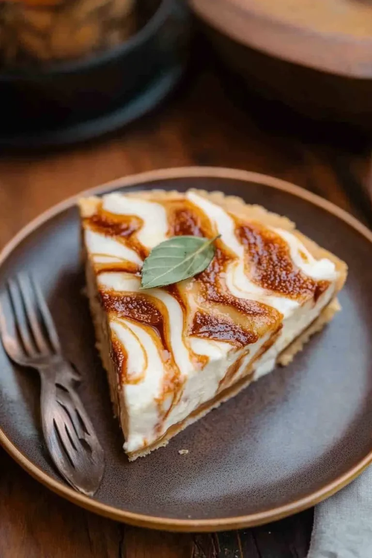 Delicious Apple Butter Cheesecake Slice