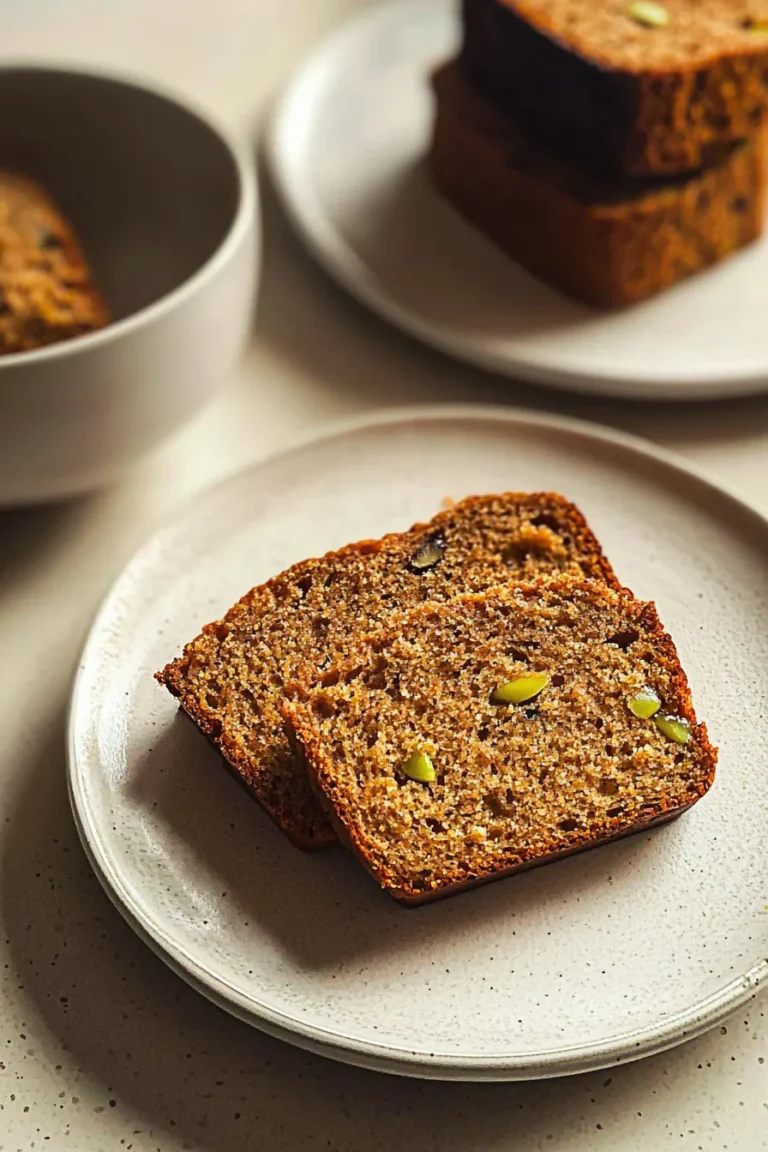 Apple Pistachio Spice Bread Ready to Enjoy!