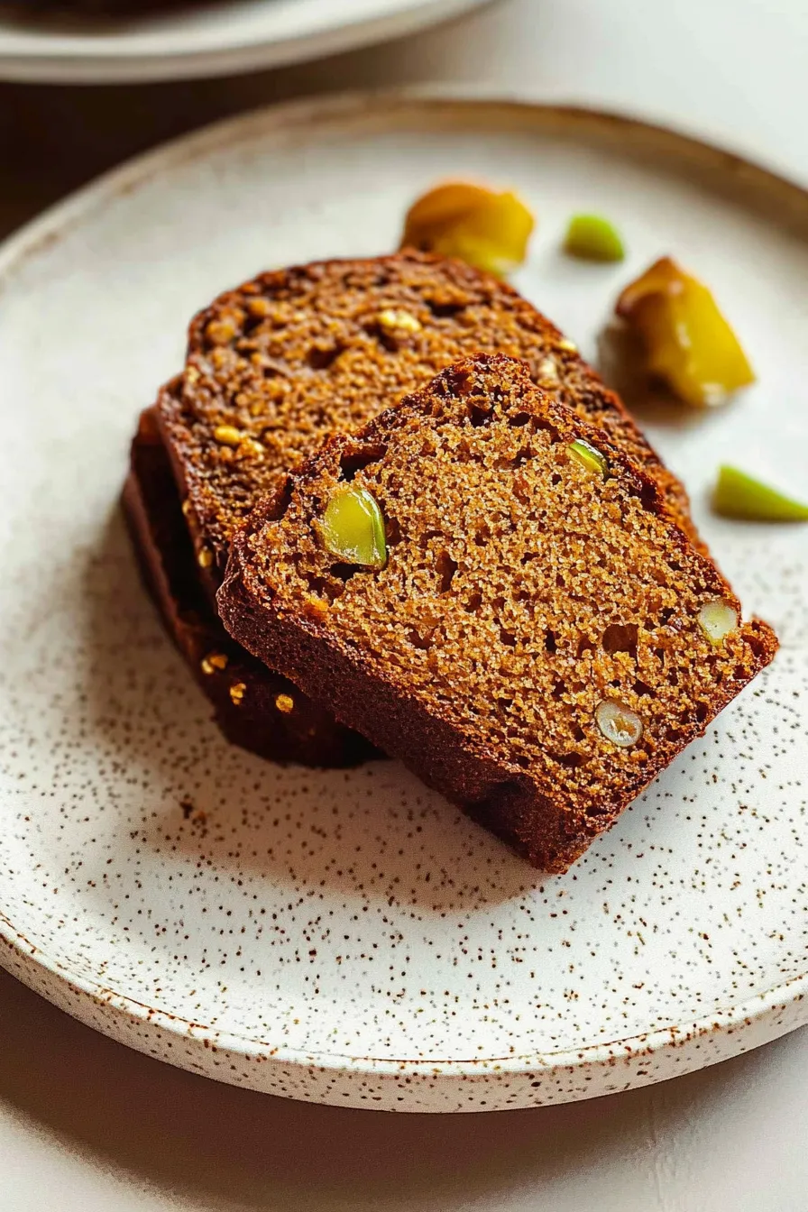 Apple Pistachio Spice Bread