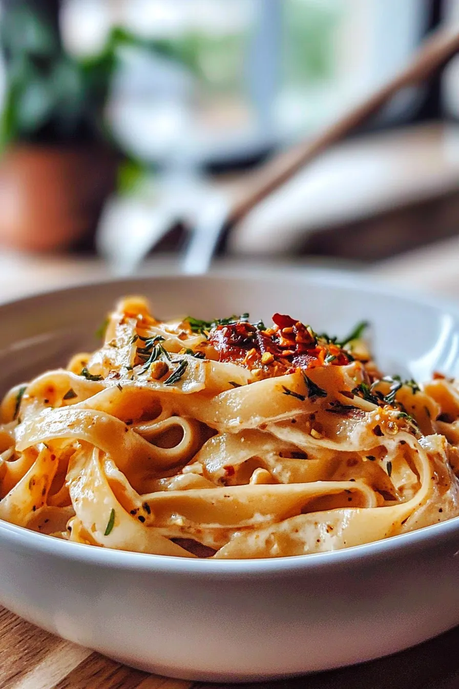 Aromatic Garlic Chilli Noodles with Soy and Vinegar