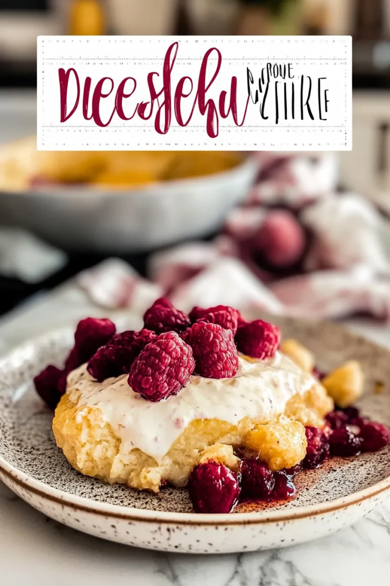 Berry Cream Cheese Cobbler - Deliciously Creamy Dessert