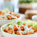 Delicious Buffalo Chicken Salad Bowl