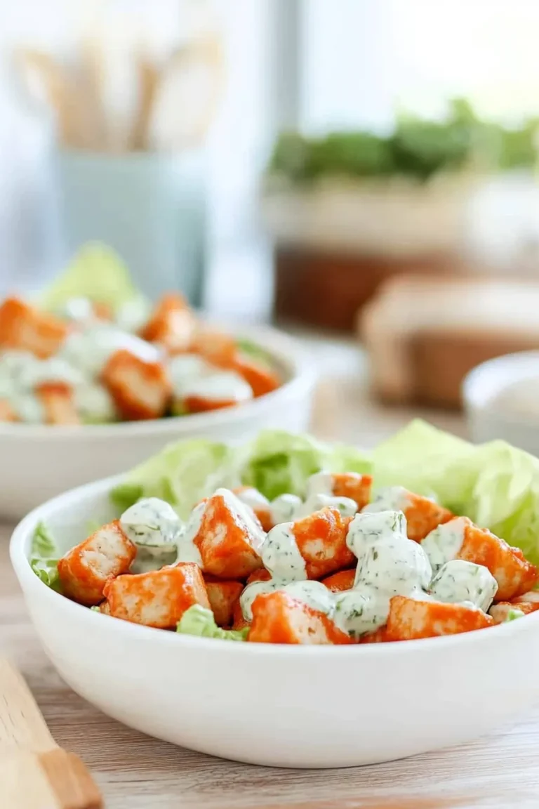 Delicious Buffalo Chicken Salad Bowl