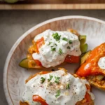 Buffalo Chicken Stuffed Peppers – Delicious Dairy Free Dish