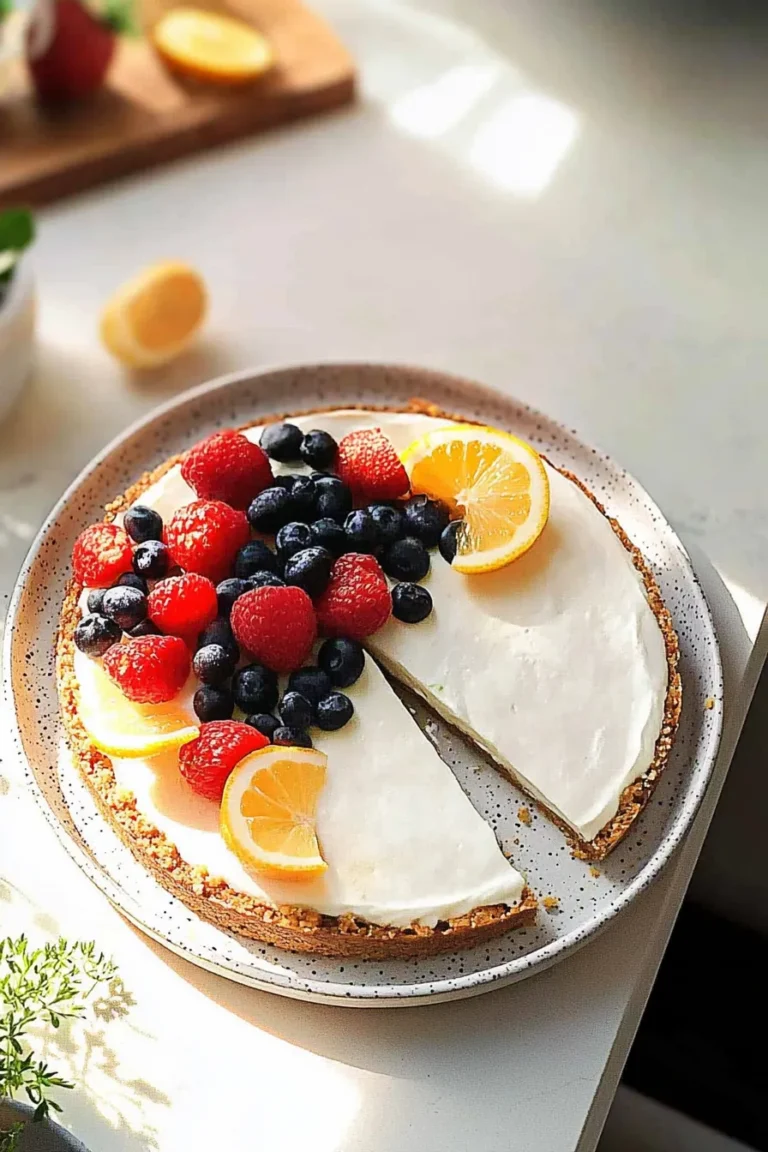 Creamy Cheesecake Slice - No Bake Delight