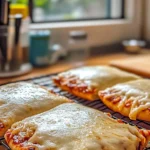Cheesy Pizza Pockets Freshly Baked and Ready to Enjoy