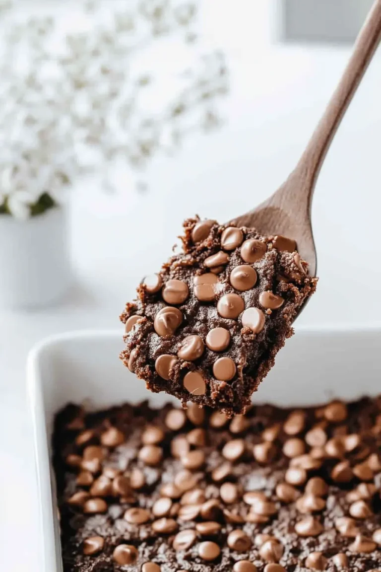 Delicious Chocolate Dump Cake Ready to Serve