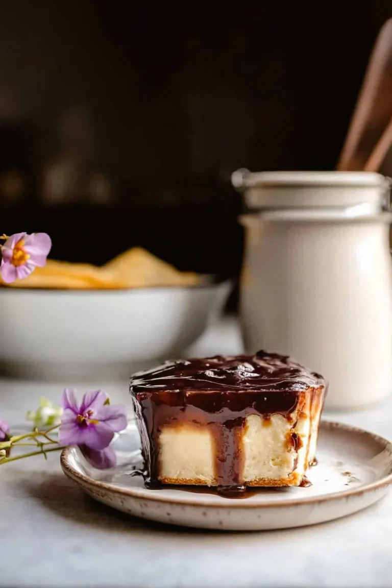 Coffee and Fudge Ice Cream Cake Slice