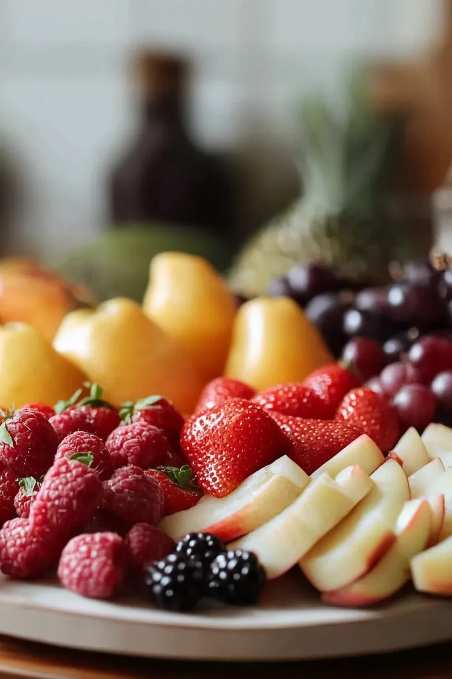 COLORFUL SUMMER FRUIT PLATTER