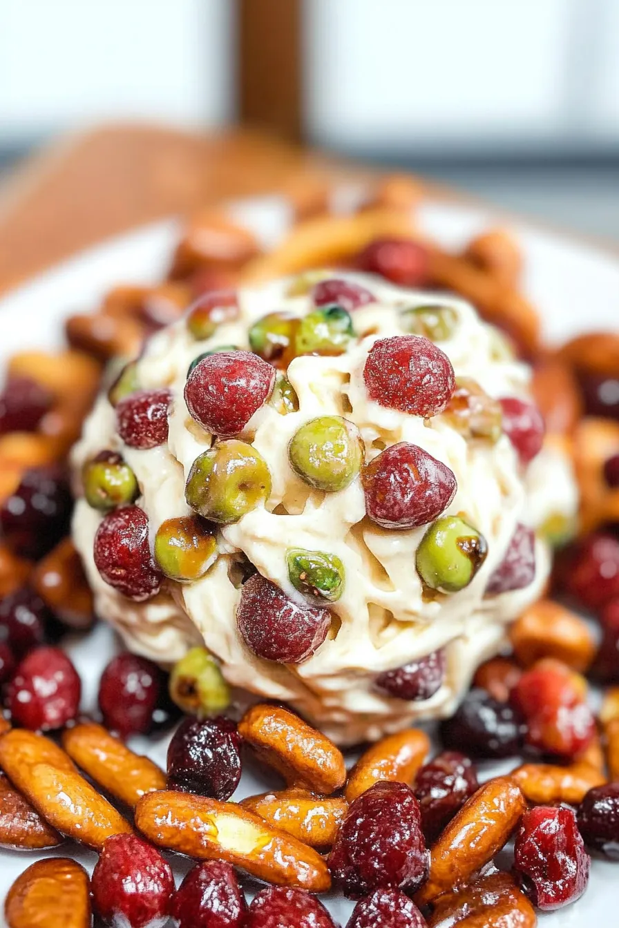 Cranberry Parmesan Cheese Ball