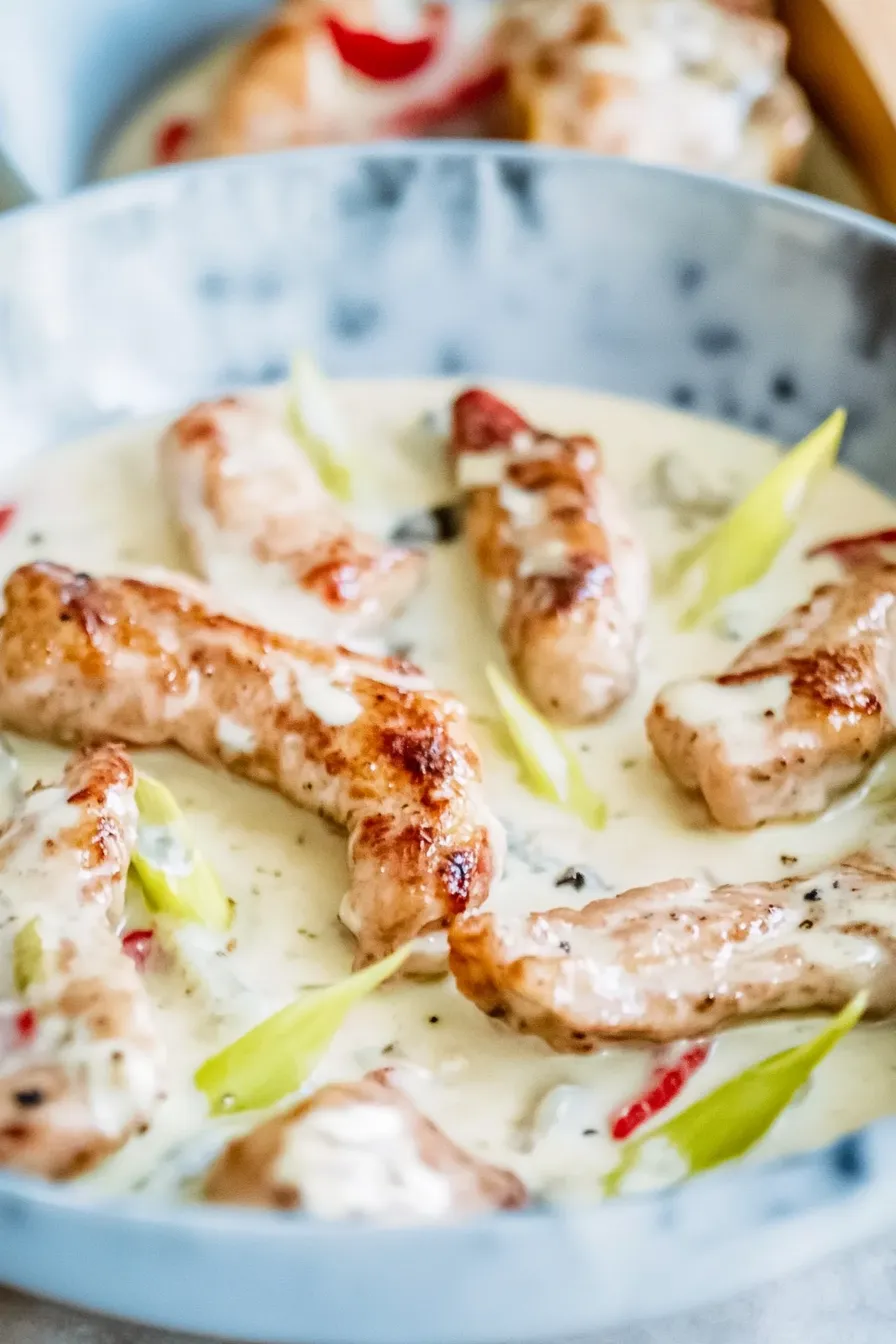 Creamy Pepperoncini Chicken Skillet