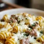 Crockpot Cheesy Ranch Beef Pasta Shells - Comfort Food Delight