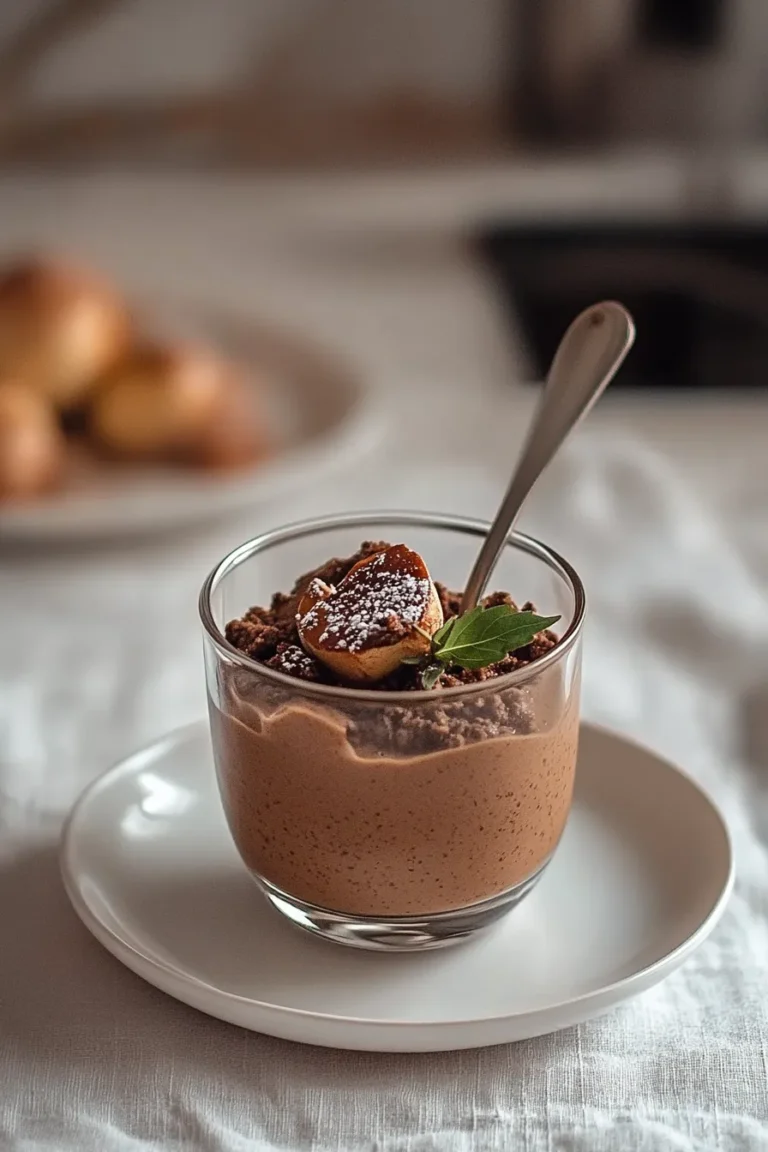 Decadent Easy 2-Ingredient Chocolate Mousse in a Bowl