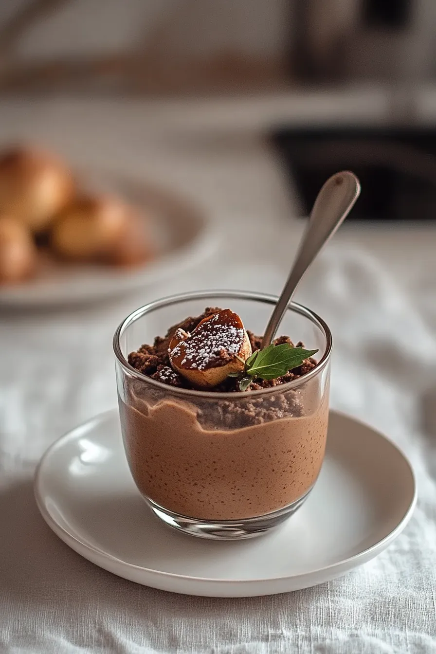 Decadent Easy 2-Ingredient Chocolate Mousse in a Bowl