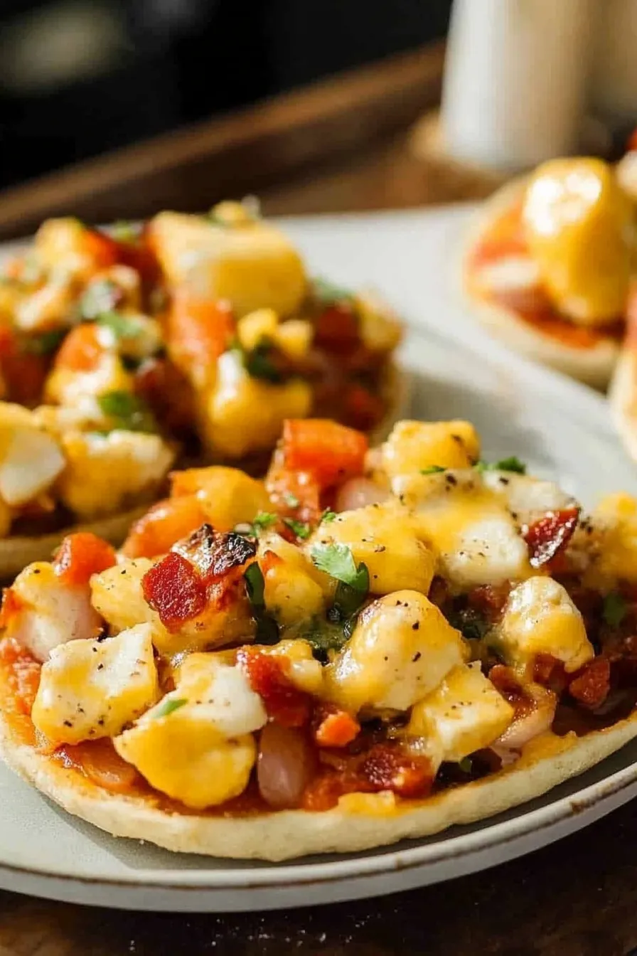 English Muffin Breakfast Pizzas